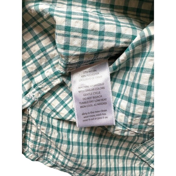 Toad&Co Women's Long Sleeve Button Down Shirt UPF25+ Size XS Dark Turquoise - Picture 6 of 8